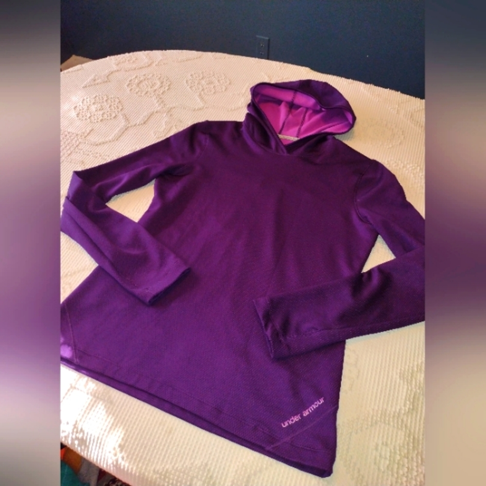 Purple athletic pullover
